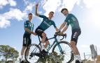Mikel Retegi, Igor Arrieta y Urko Berrade, los tres navarros del Kern Pharma 2023.