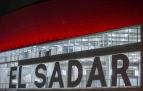 Un detalle de la fachada de El Sadar