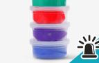 Esta es la plastilina tipo slime de Tiger que tiene una alerta por toxicidad.