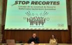 El presidente del Consejo de la Juventud, Pablo Lanaspa, junto a una de las integrantes de la comisión permanente