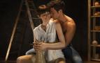 Ricky Merino (Sam) y Ana Dachs (Molly), en la romántica escena de la arcilla