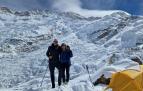 Ignacio Barrio y Uxue Murolas, los dos alpinistas navarros que están en el Kangchenjunga