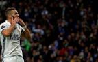 Benzema celebra su gol ante el Dortmund. 