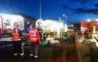 Muere un camionero en un accidente que corta el tráfico de la  AP-15 en sentido sur