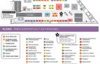 Plano con las 50 empresas de Expofamily, la agenda y los espacios de ocio.