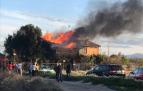 Un incendio destruye por completo una vivienda en Cascante, sin causar heridos