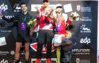 Hicham Hafidi e Inma Sainz dan lustre a la carrera 'Txupinazo'