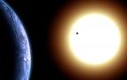 Planeta Venus cerca de la Tierra