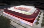 Propuesta del estudio OFS VDR para la reforma del estadio rojillo