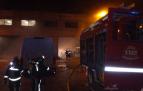 Un incendio afecta a las instalaciones de una empresa en la Ciudad del Transporte