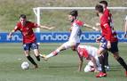 Aimar Oroz, en un momento del amistoso.