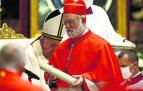 Celestino Aós Braco, tras ser designado ayer cardenal por el Papa Francisco.