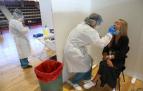 Realización de pruebas PCR en la Universidad de Navarra.