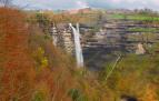 La cascada de Gujuli, en Álava