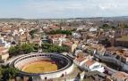 Una vista aérea del casco urbano de la localidad ribera de Cintruénigo