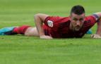 Oier Sanjurjo, en el partido contra el Sevilla