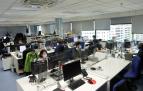 ersonal de Animsa trabaja en la sede de la entidad, en el centro de Pamplona