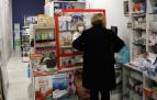 En la farmacia pamplonesa de Ana Aliaga se acabaron ayer los test y esperan reponerlos hoy