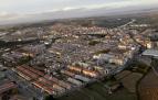 Vista aérea de Tudela, donde el Consorcio EDER tiene su sede