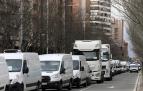 Fotos de la caravana de camiones en Pamplona