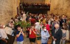 Los más jóvenes portaron la imagen de San Zoilo hasta la ermita