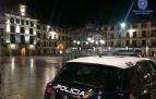 Un vehículo de Policía Nacional en Tudela