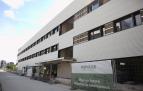 Exterior del nuevo colegio del Soto de Lezkairu, todavía en obras