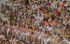 Público en la plaza de toros de Estella durante las pasadas fiestas de la Virgen del Puy
