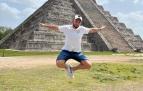 Jon Moncayola, la semana pasada, en Chichén Itzá