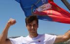 Lucas Torró ondea la bandera de Osasuna en el spot de su renovación