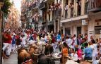 El alquiler de balcones para ver el encierro, uno de los servicios más demandados por los turistas extranjeros