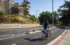 Aunque todavía no está abierto al tráfico, algunos usuarios ya han probado el carril bici de Labrit