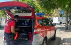 Un agente de la Policía Foral