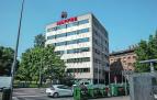 El edificio Mapfre, construido en 1993, tiene tres plantas de sótano y seis alturas