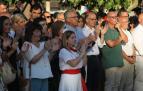 La viuda y los hijos de Francisco Casanova no han faltado al homenaje