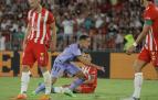 Lucas Vázquez, tras anotar el tanto del empate