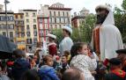 Fotos del recorrido de la Comparsa de Gigantes y Cabezudos de este sábado 24 de septiembre.