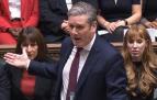 Keir Starmer, líder de la oposición, en el Parlamento británico