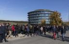 Empleados de Siemens Gamesa vuelven a sus puesto tras la celebración de una concentración
