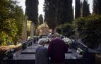 Fotos del día de Todos los Santos en el cementerio de Pamplona.