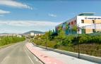 Vista del carril bici que conecta desde el colegio Luis Amigó