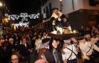 Fotos del desfile de Olentzero y Papá Noel en Tudela en la Nochebuena de 2022