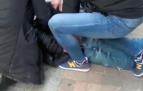 Vídeo de la detención, el sábado pasado en Madrid, de un hombre en relación con el asesinato en Villava de Alfredo Ogando Uceta, de 48 años.
