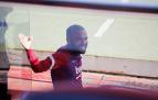 Dani Alves durante un entrenamiento con el FC Barcelona en el Camp Nou en 2022