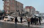 Daños materiales en Turquía tras el terremoto de magnituud 7,4 en Kahramanmaras, cerca de la frontera con Siria