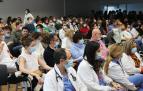 Inicio de la asamblea de médicos para decidir sobre si se respalda el acuerdo alcanzado con el Ejecutivo foral.