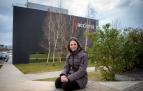 María Iñigo Labairu, ingeniera de tecnologías industriales en Nordex, posa en la sede de la empresa en Sarriguren