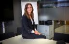 Ainhoa Urrutia, ingeniera y Responsable Técnica de Proyectos de Nordex, posa en las instalaciones de la empresa en Tajonar