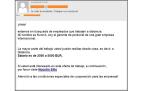Un ejemplo de falsa oferta de trabajo como las que se denuncian en la Policía, con un ‘gancho’ para que el supuesto interesado responsa o dé click.