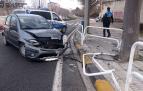 Accidente de tráfico en la avenida de Aróstegui